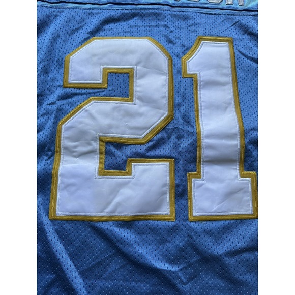 Reebok SD Chargers Mens  Ladainian Tomlinson Powder Blue Jersey Sz 56 Stitched - Picture 16 of 16